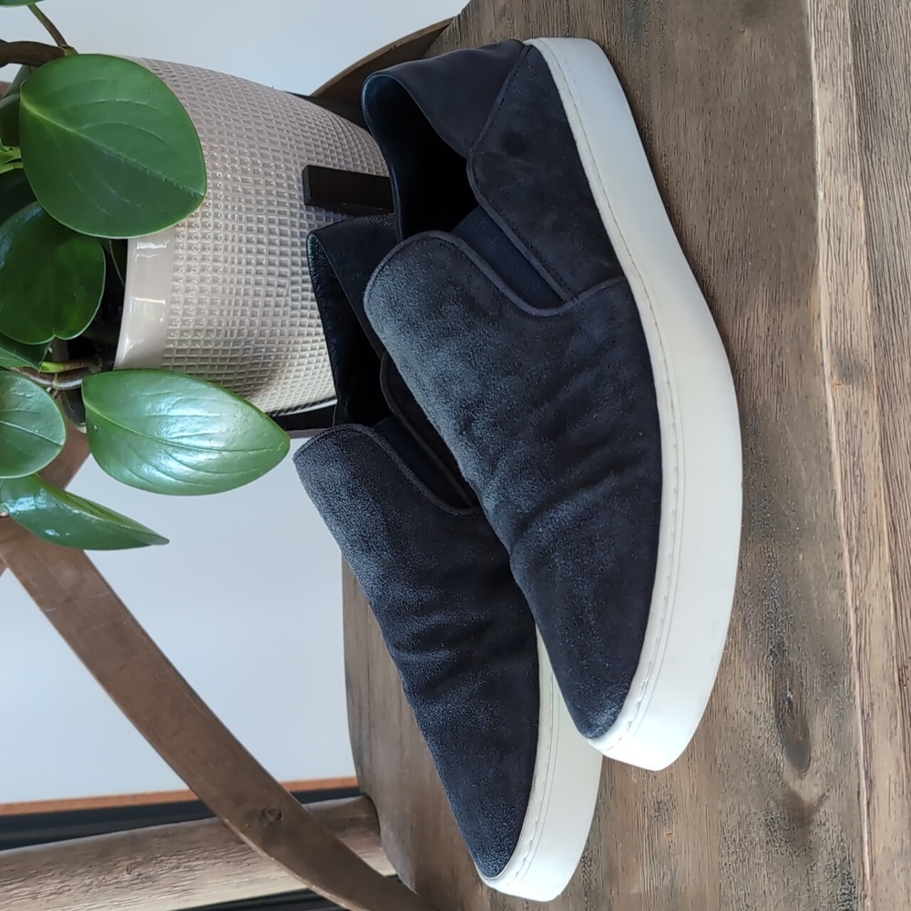 Vince Garvey Suede Leather Slip-On 8.5 Sneakers Platform